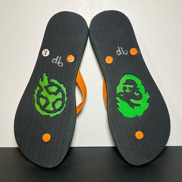 Mens Big Herc x TOXIC CRUSADERS Flip Flop Sandals 1 of 100 / Size 12 - Picture 7 of 7